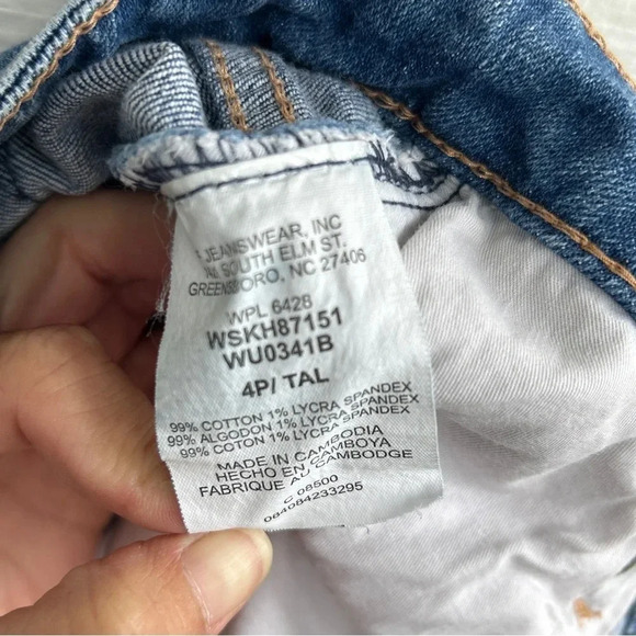 Women’s Aura by Wrangler Low Rise Bootcut Medium Wash Riding Jeans / 4P Tall - Picture 8 of 9